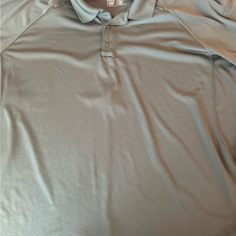 5.11 Tactical Gray Polo Shirt for Versatile Style